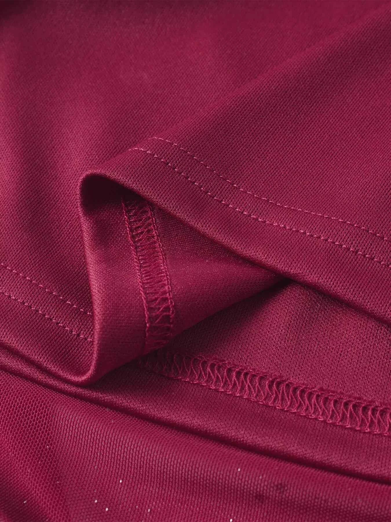 Glitter Tube Mermaid Maxi Dress