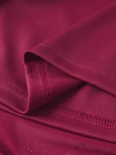 Glitter Tube Mermaid Maxi Dress