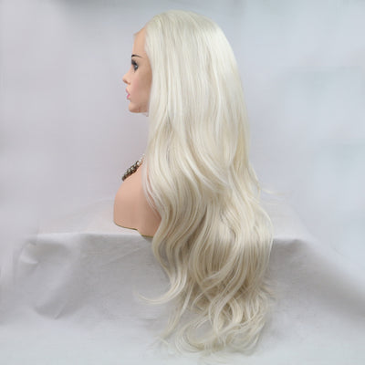 13*3" Lace Front Wigs Synthetic Long Wavy 24" 130% Density - Fashions Envy