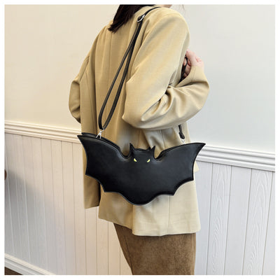 Bat Bag - Halloween Black Shoulder Crossbody Purse