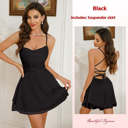 Tube Top Tuxedo Mini Dress - Backless Slim Fit - Fashions Envy