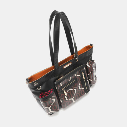 Geometric Pattern Large Versatile Nicole Handbag