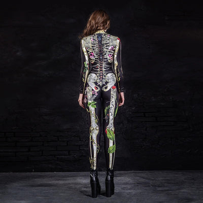 Skeleton Bodysuit - Full Body Halloween Costume