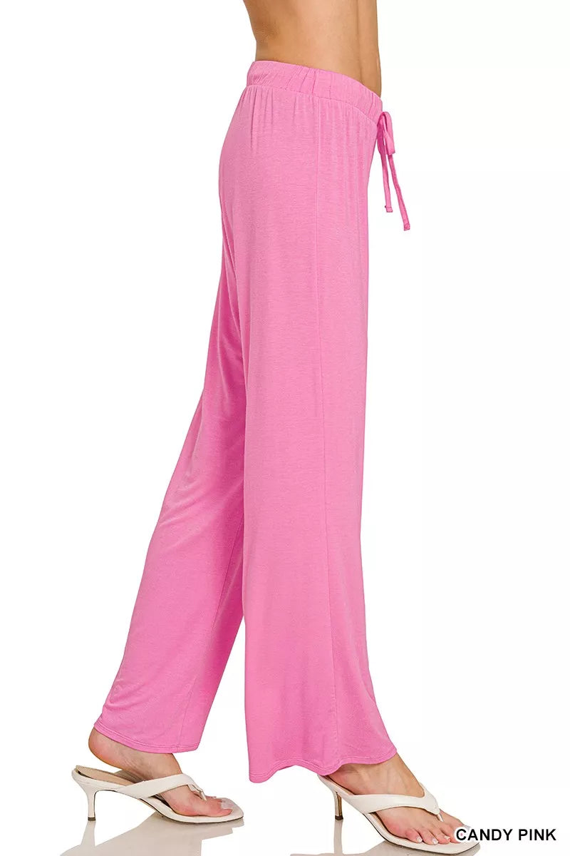 Zenana V-neck Oversized Top & Pants Set - Fashions Envy