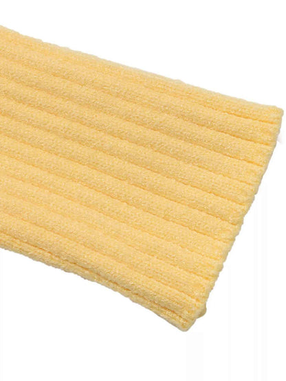 Ribbed Button-Up Cardigan - Chic Asymmetrical Style - Fashions Envy