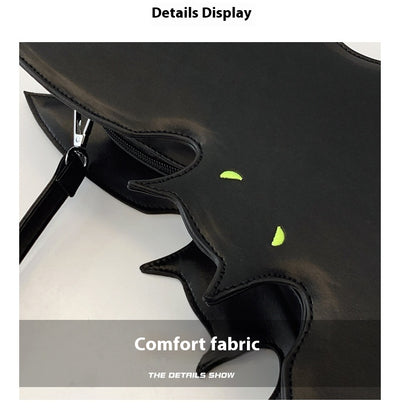 Bat Bag - Halloween Black Shoulder Crossbody Purse