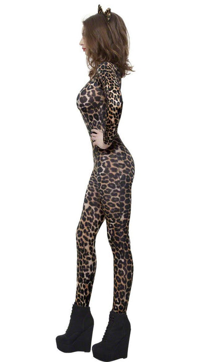 Animal Print Jumpsuit - Sexy Halloween Cosplay Costume