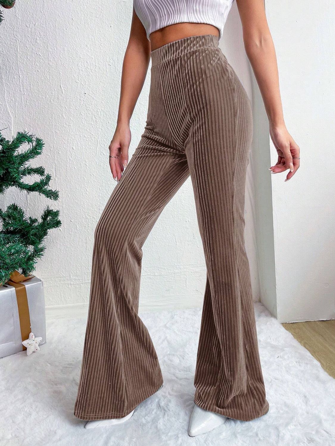 High Waist Flare Pants