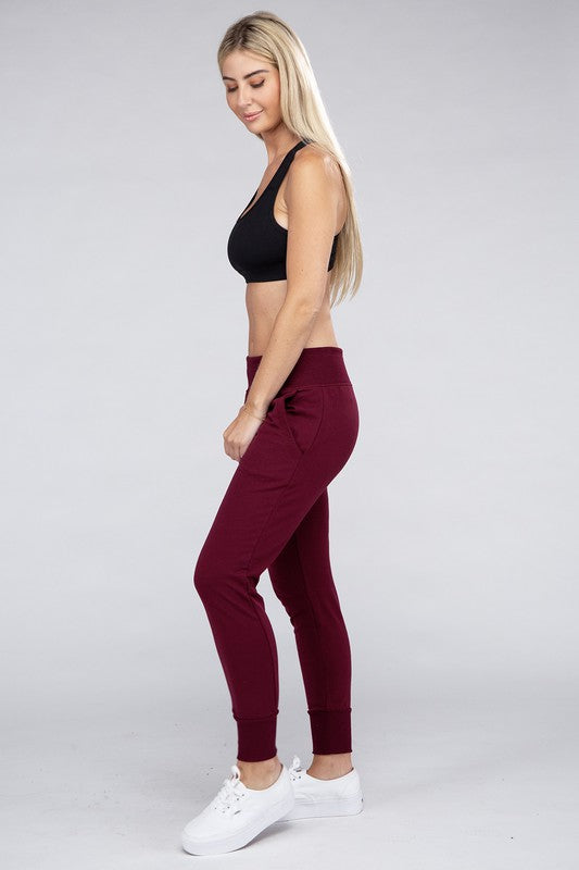 Comfy Stretch Lounge Elastic Waist Sweatpants