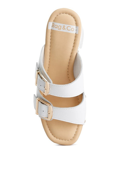 Kenna Dual Buckle Strap Sandals