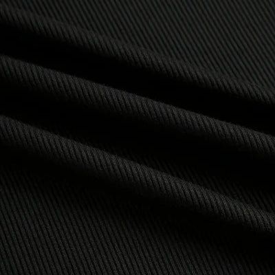 Long Sleeve Top - Ribbed Cut-Out Fitted Casual