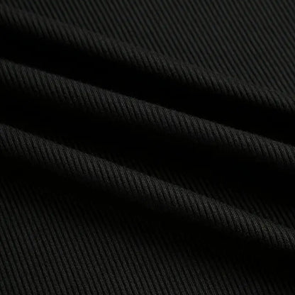 Long Sleeve Top - Ribbed Cut-Out Fitted Casual