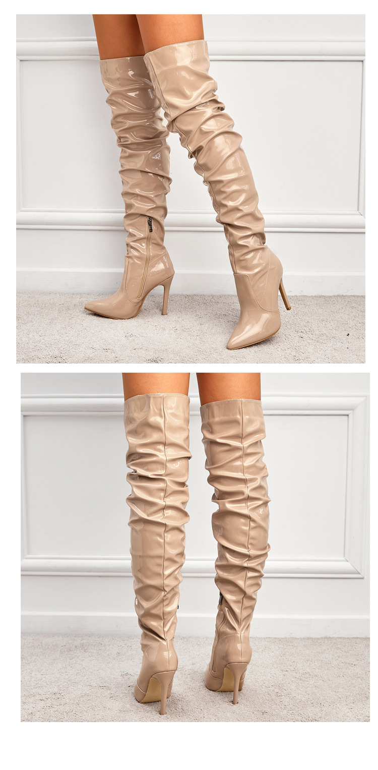 Women's Knee High Boots - Super High Heel Party Shoes - Fashions Envy