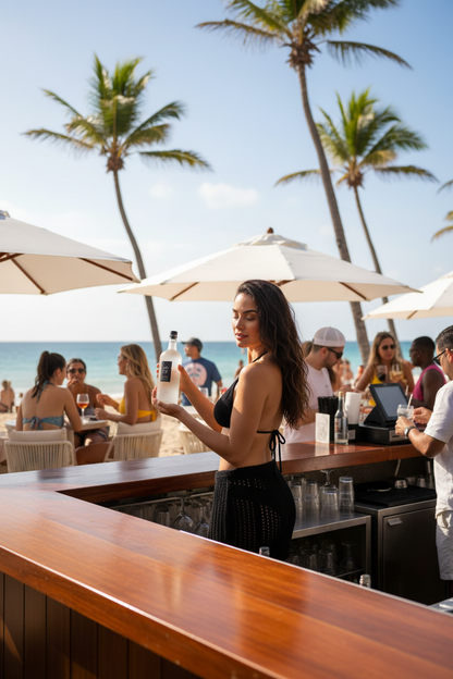 Beachfront bar lifestyle image 2