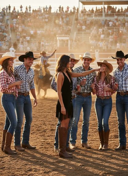Black Fringe Dress Country Lifestyle 3
