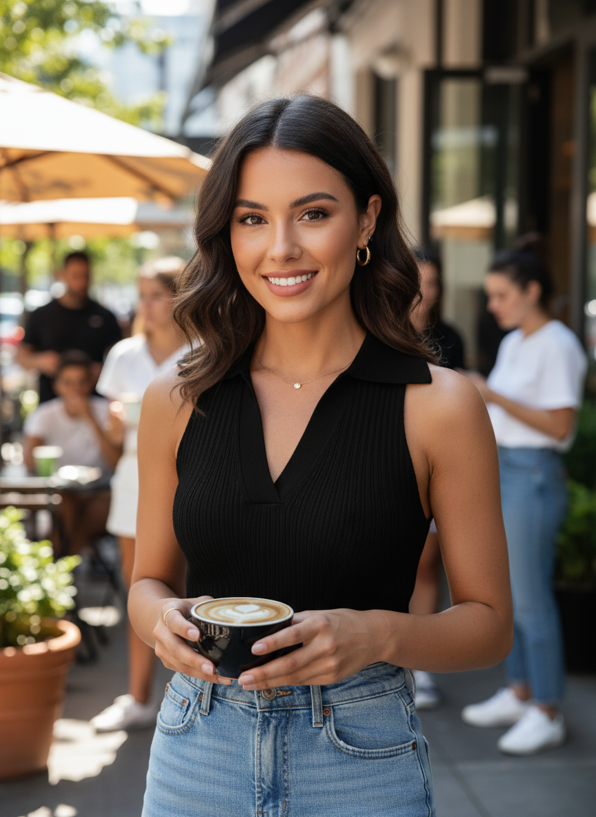 Black Image 1 - Brunette