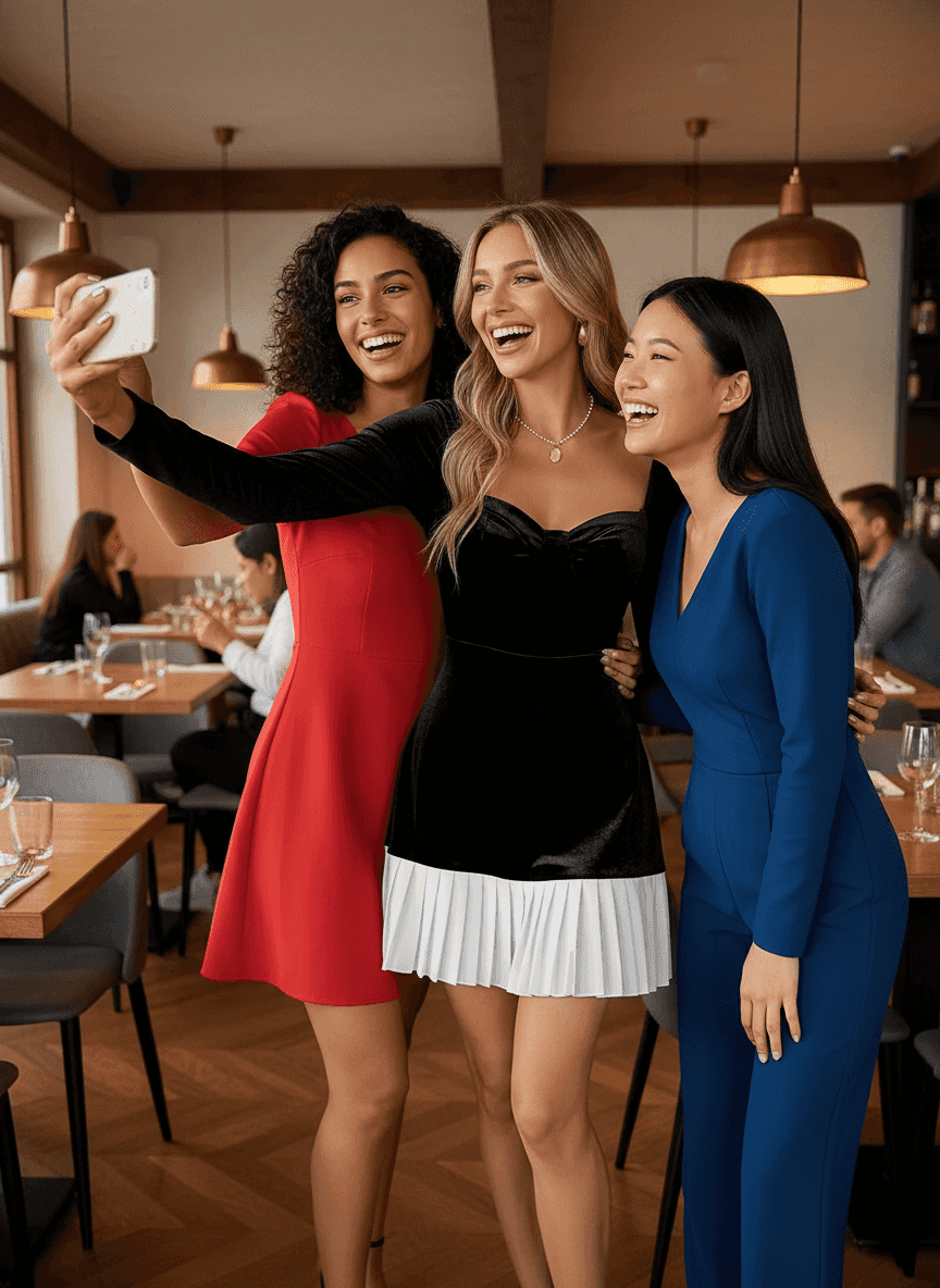 Black Velvet Party Dress - Sweetheart Neckline Mini - Fashions Envy