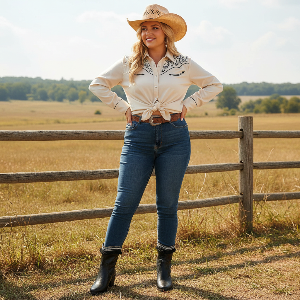 Black western embroidered boots rustic outdoor lifestyle