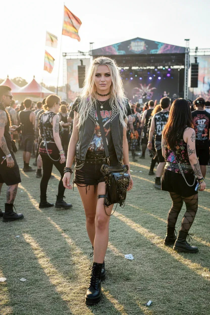 Steampunk Skull Bag - Multi-Wear Gothic Crossbody - Fashions Envy