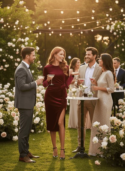 Velvet Midi Party Dress - Chic Side-Tie Style - Fashions Envy