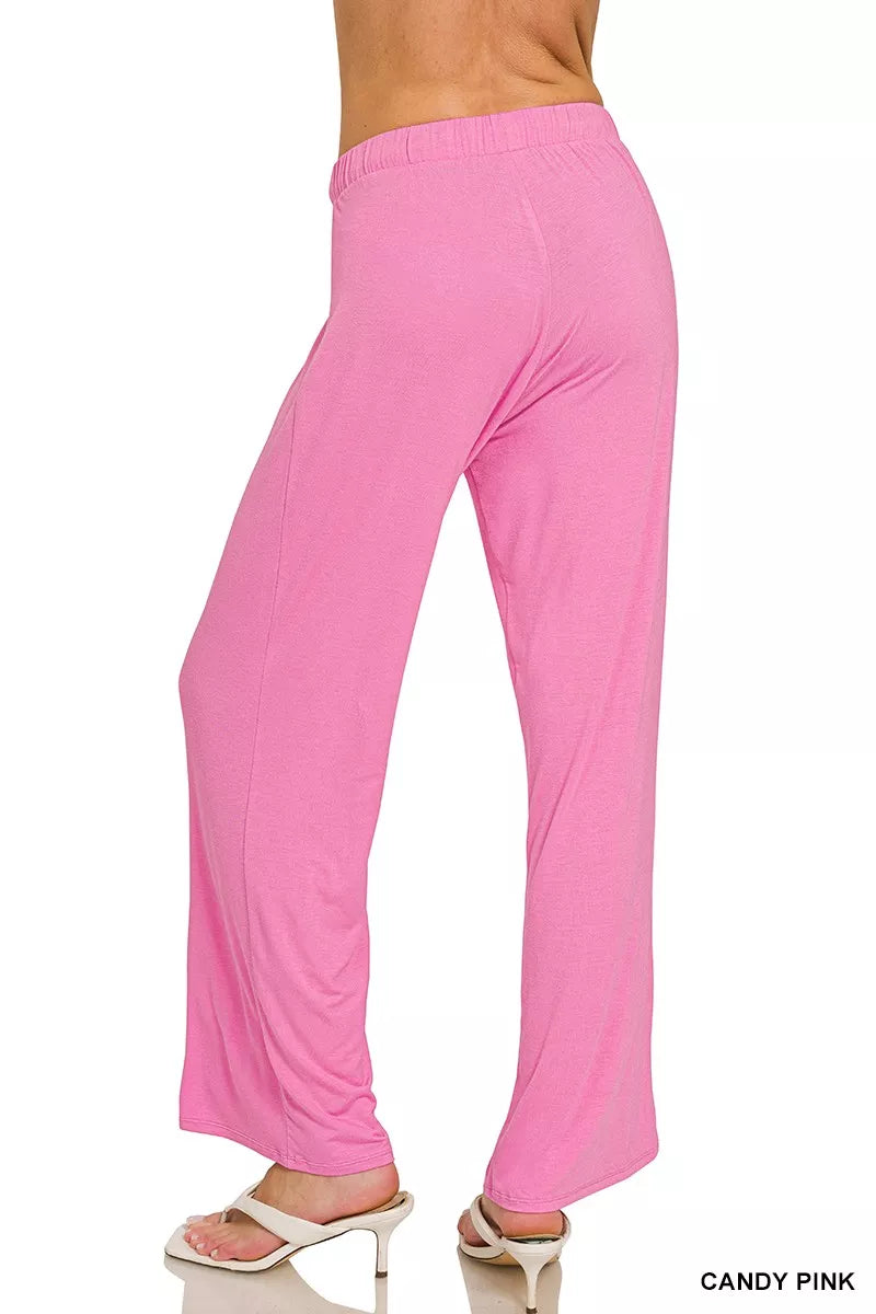 Zenana V-neck Oversized Top & Pants Set - Fashions Envy