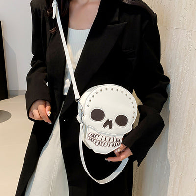 Skull Bag - Halloween Crossbody Shoulder Purse