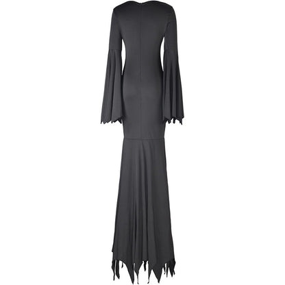 Women's Gothic Witch Bat Sleeve Dress - Halloween Cosplay Costume