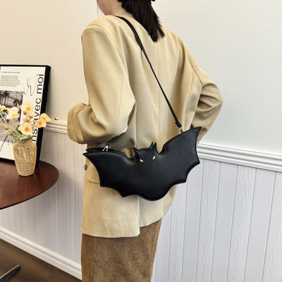 Bat Bag - Halloween Black Shoulder Crossbody Purse