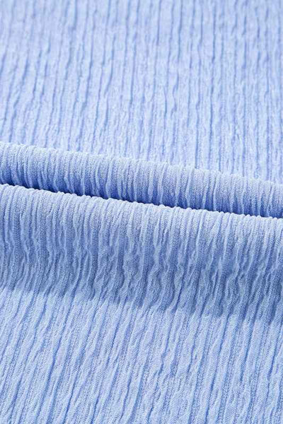 Ruched Side Bodycon Mini Dress - Textured Tank Style