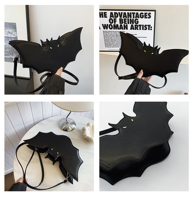 Bat Bag - Halloween Black Shoulder Crossbody Purse