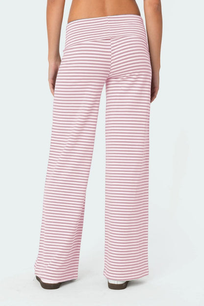 Striped Wide Leg Pants