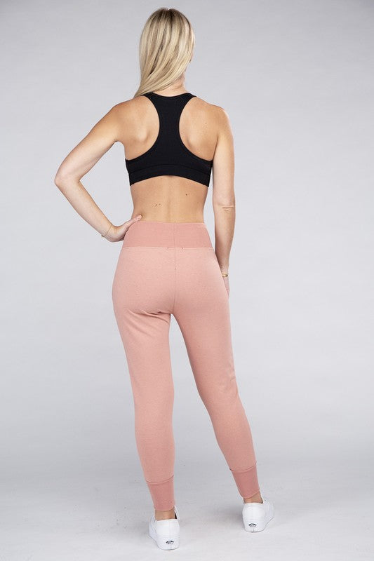 Comfy Stretch Lounge Elastic Waist Sweatpants