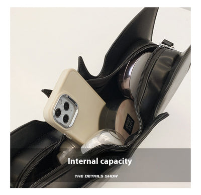 Bat Bag - Halloween Black Shoulder Crossbody Purse