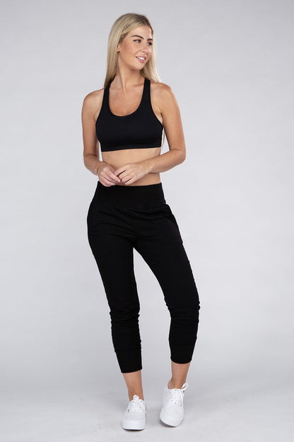 Comfy Stretch Lounge Elastic Waist Sweatpants