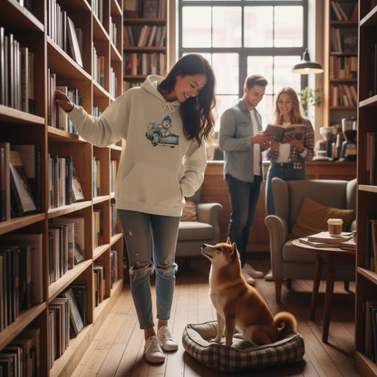Cozy Winter Pup Hoodie with Dog 3