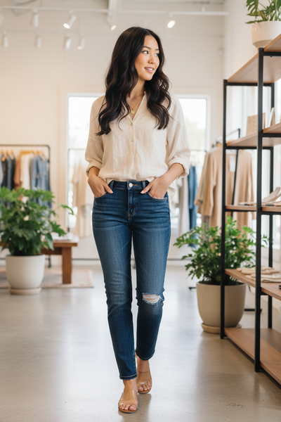 Crop Jeans Lifestyle 2