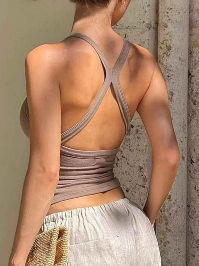 Crisscross Back Slim Fit Cami