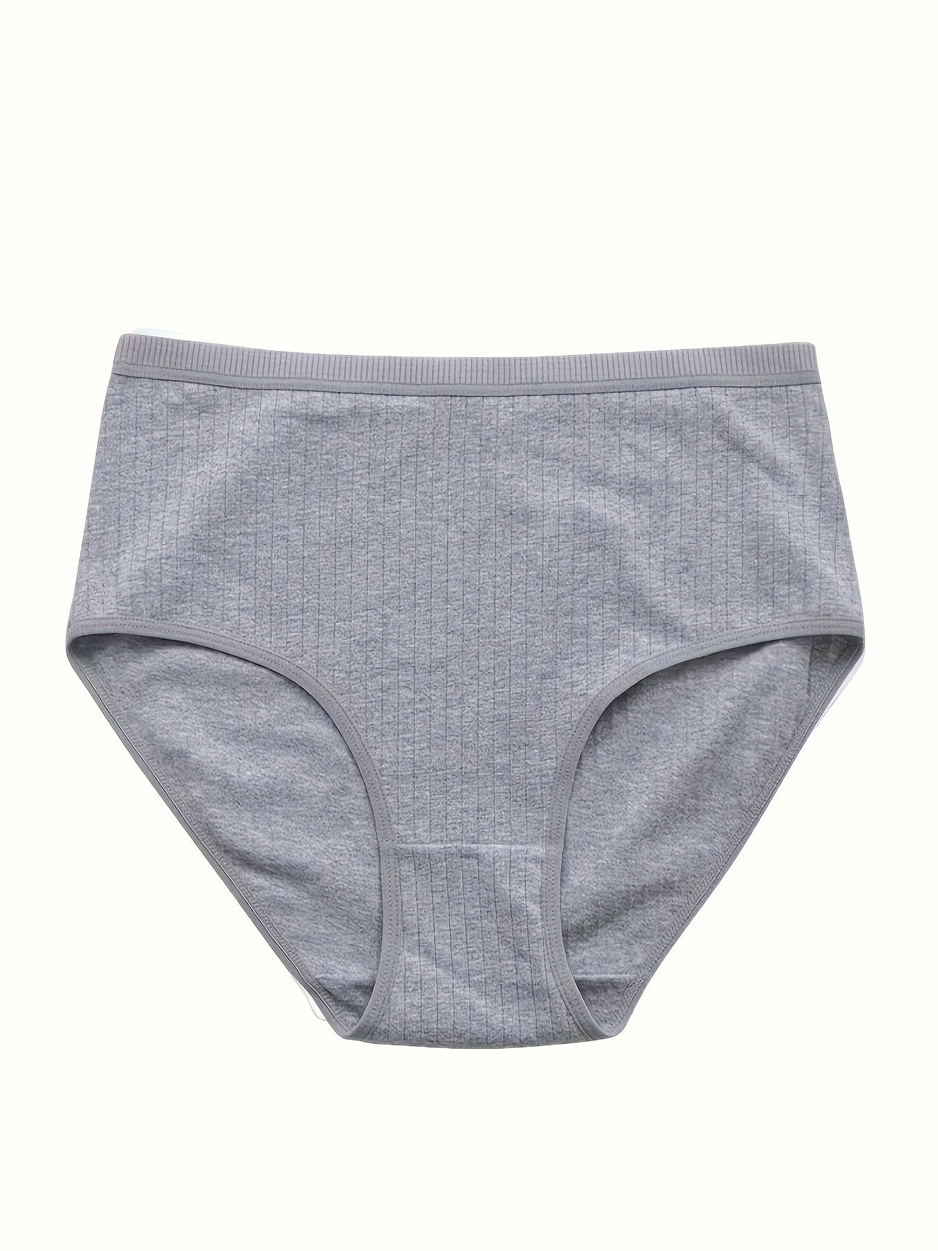 Breathable & Tummy Control High Waist Stretch Briefs - 8pcs