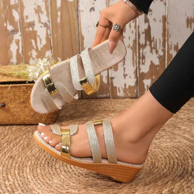 Open Toe Wedge Sandals