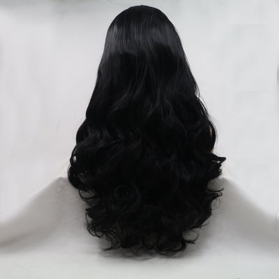 13*3" Lace Front Wigs Synthetic Long Wavy 24" 130% Density - Fashions Envy