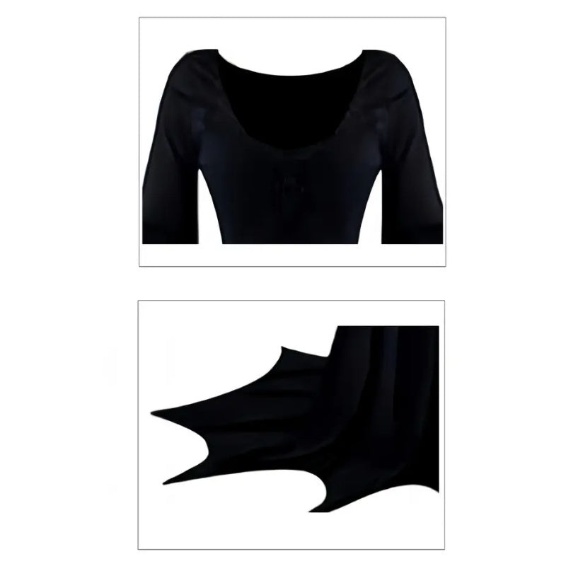 Women's Gothic Witch Bat Sleeve Dress - Halloween Cosplay Costume