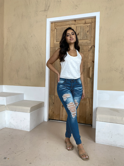 Light Blue Jeans - Women's Denim Pants