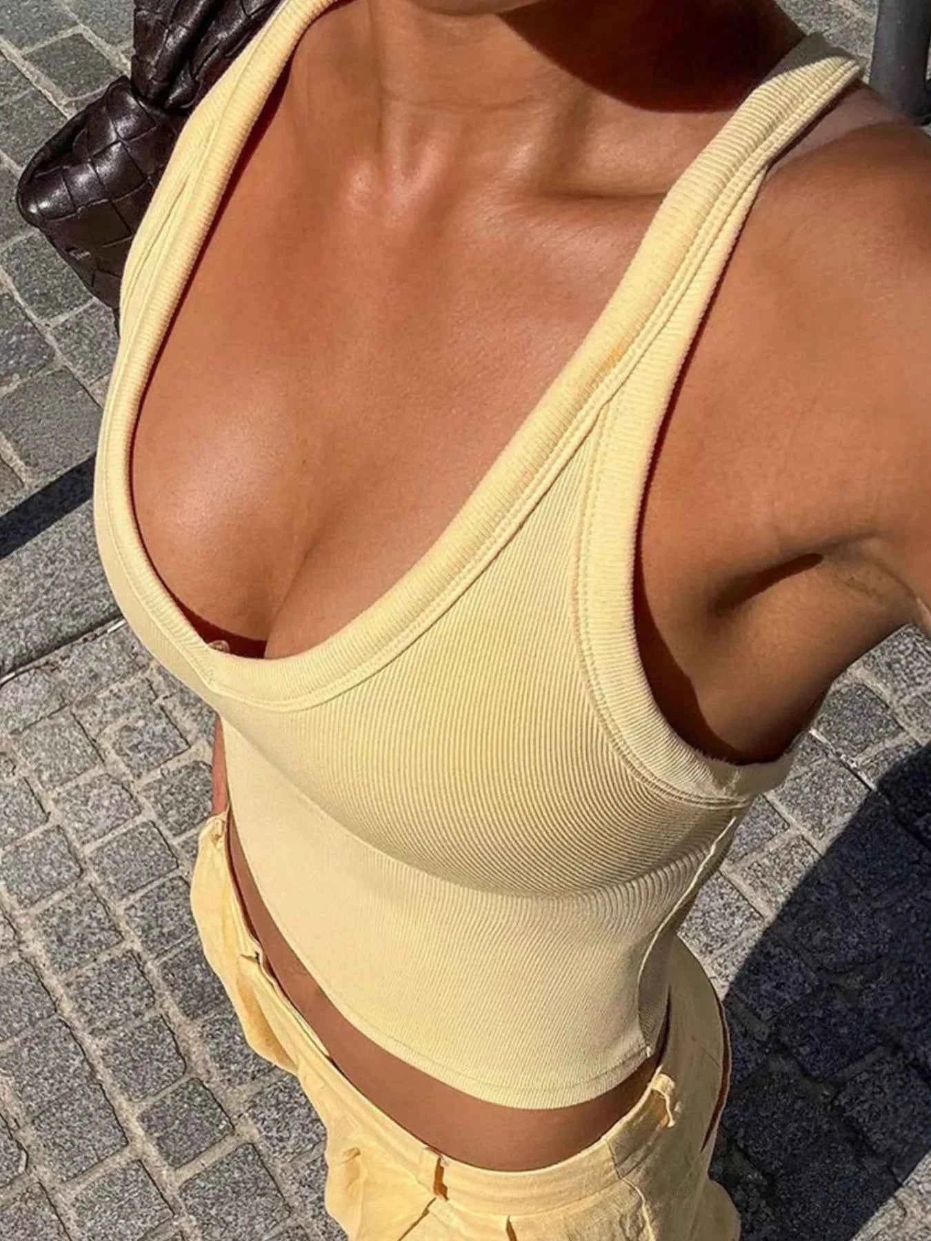 Crisscross Back Slim Fit Cami