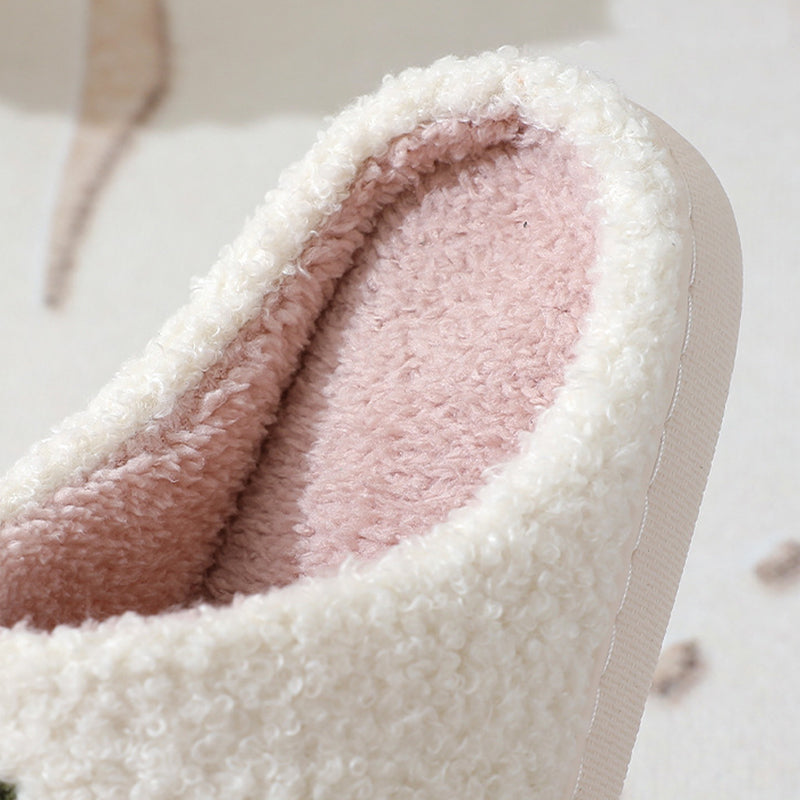 Halloween Pumpkin Cartoon Warm Winter Indoor Slippers