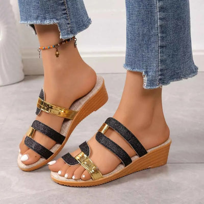 Open Toe Wedge Sandals
