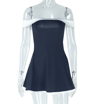 Y2K Trend Patchwork Summer Mini Dress