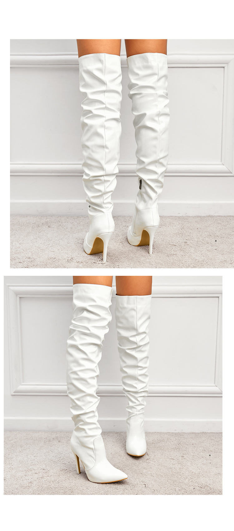 Women's Knee High Boots - Super High Heel Party Shoes - Fashions Envy