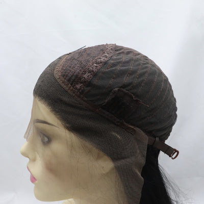 13*3" Lace Front Wigs Synthetic Long Straight 24" 130% Density - Fashions Envy