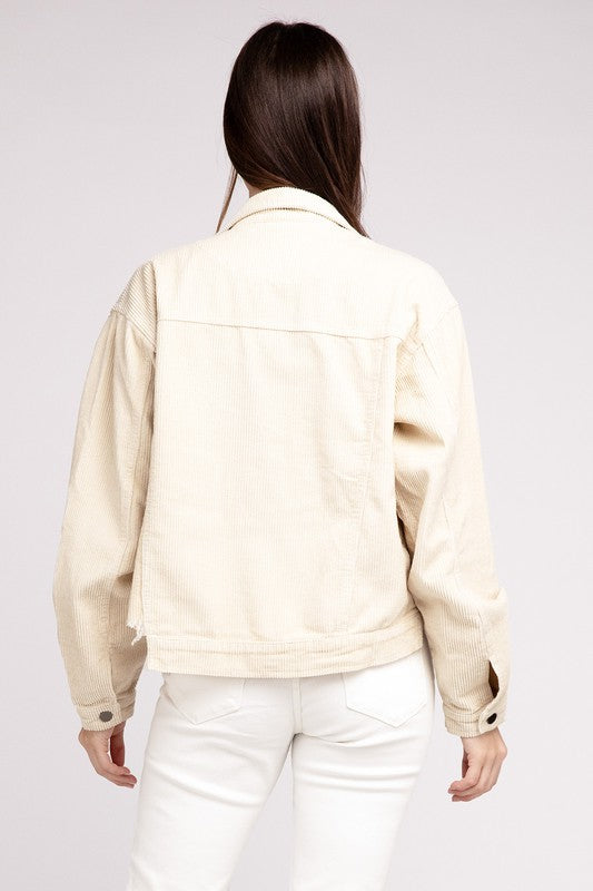 Oversized Bohemian Ribbed Long Sleeve Shacket