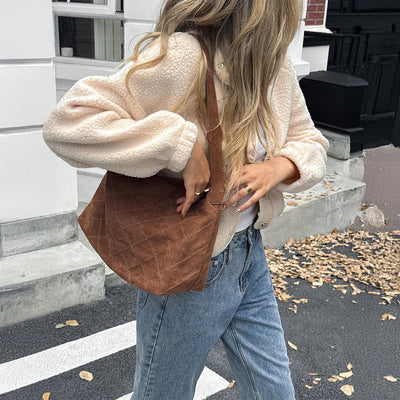 Teddy Fleece Jacket - Cozy Button-Front Sherpa Coat